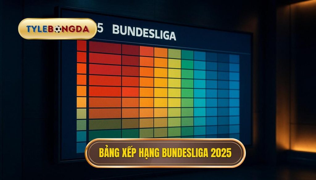 Bảng xếp hạng Bundesliga 2025