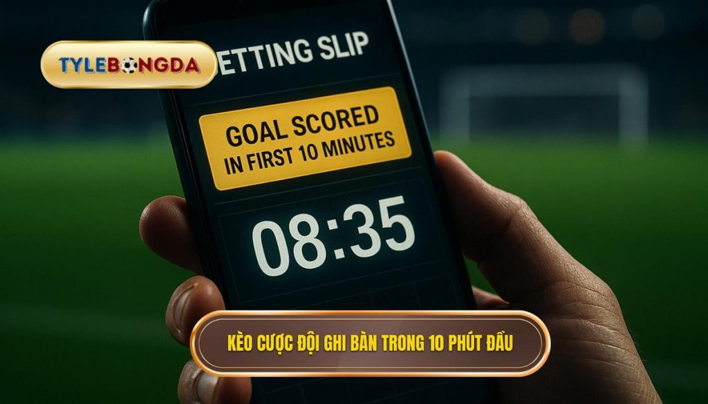 Kèo cược đội ghi bàn trong 10 phút đầu