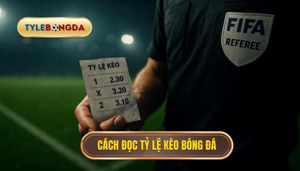 Cách đọc tỷ lệ kèo bóng đá
