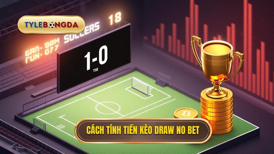 3. Cách tính tiền kèo Draw no bet