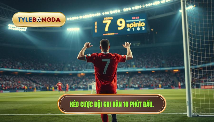 Kèo cược đội ghi bàn 10 phút đầu